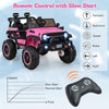 Kids Electric Ride On Car 2-Seater 24V Battery Powered Truck W/ Remote Control