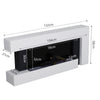 Electric Fireplace Wall Mounted LED Fire Heater 1000/2000W MDF Surround Suite