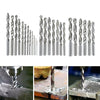 25 Piece HSS Metal Drill Bit Set 1mm 13mm High Speed Steel Metric Tool Kit