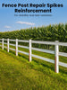 Timber Fence Post Repair Stakes Kit Heavy Duty Fence Post Stakes Ground