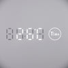 LED Bathroom Mirror with Shaver Socket 3x Magnifying Demister Clock 900 x 700mm