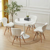 60/80CM Round Dining Table and 2 / 4 Chairs Optional Lounge Bar Home Furniture