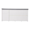 Wood Shoe Bench Hallway Shelves Rack with Cushion Storage Bench with Padded Seat