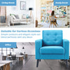 Modern Upholstered Accent Sofa Chair Button Tufted Armchair Leisure Lounge Chair