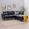 L-Shaped Corner Sofa, Sectional Couch with Built-in USB Port Chaise
