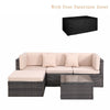Rattan Garden Furniture Set 4-Seater Combo Modular Sofa w/ Cover Patio Outdoor