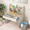 Home School Students Learning Workstation Study Desk with Storage