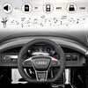 12V Electric Kids Ride On Car Licensed Audi Toy Vehicle Remote Control Black