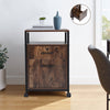 Lockable Office File Document Cabinet Standing Unit Filing Storage Trolley Keys