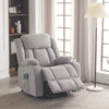 Electric Rise&Lift Recliner Chair 8 Points Massage Heat Armchair with Cup Holder