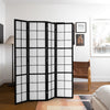 Wooden Room Divider Privacy Partition Screen Wall Folding Separator 4 Panels