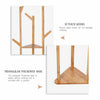 Clothes Coat Hat Rack Tree Stand Shelf Wooden Hanger Organizer 3 Layer 10 Hooks