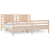 Bed Frame Solid Wood Pine 200x200 G0Z2