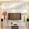 5-50 Pcs Long Strip Mirror Acrylic Wall Stickers Self-adhesive Tile Rectangle UK