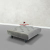 Square Coffee Table Chesterfield Upholstered Footstool Pouffe Foot Stool Seat