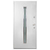 Aluminium Front Door White 110x207.5 cm