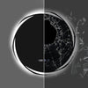 Illuminated Bathroom Mirror 60cm 3 LED Lights Dimmable Demister Lightup Anti-fog