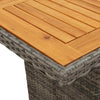 Garden Table with Acacia Wood , Grey, 240 x 90 x 75 , Poly J9A3