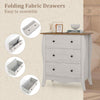 77cm Farmhouse Chest of Drawers Storage Organizer w/ Anti-tipping Kit-Grey
