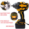 1300N.m High Torque Electric Impact Wrench For Dewalt 18V 20V Battery Machine