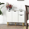 Sideboard Dining Room Wood Storage Cabinet Cupboard with 2 Doors 2 Drawers NEW