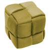 Velvet Ottoman Bedding Footrest Upholstered Pouffe Stool Footstool Bench Grey UK