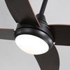 3/4/5 Blades Ceiling Fan & LED Lights Reversible Motor 52" Cooling Fan Lighting