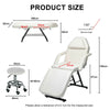Massage Table Adjustable Facial Chair Bed Beauty Spa Salon Lash w/ Stool