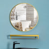 Large Round Wall Mounted Mirror Bathroom Bedroom Makeup Dressing Mirror Gold