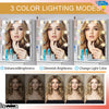 Dressing Table Mirror Drawers Vanity Makeup Desk Stool Set With LED Lights White