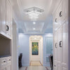 LED Ceiling Crystal Lights Luxury Chandelier Modern Pendant Lamps Square Hallway