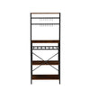 5 Tier Kitchen Baker’s Rack Industrial Utility with Shelf & Hook Microwave Stand