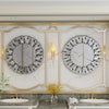 Round Wall Mirror Bevelled Decorative 3D Mirrored Glass Sunburst Vanity Mirror