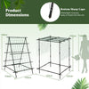 Foldable Trellis Garden Climbing Plant Support w/Adjustable Auxiliary Clips