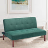 Green 2 Seater Sofa Bed Recliner Sofabed Settee Bedroom Sofa Single Sleeper Bed