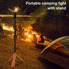 Cordless Emergency Light Rechargeable LED Work Light Tripod Stand Camp Work Site