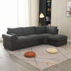 Luxury 2, 3 Seater Linen Fabric Couch Sofa Corner Chaise Living Room Furniture