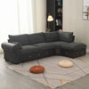 Luxury 2, 3 Seater Linen Fabric Couch Sofa Corner Chaise Settee Living Room Set