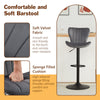 2x 360° Swivel Bar Stools Velvet Gas Lift Chairs Kitchen Pub Chair