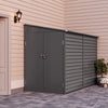 5 X 9 ft Outdoor Garden Storage Shed Metal Lean to Pent Shed for Tool Bike