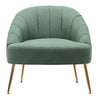 Velvet Upholstered Oyster Armchair Tub Chair Scallop Back 2 Seater Loveseat Sofa