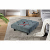 Square Coffee Table Chesterfield Upholstered Footstool Pouffe Foot Stool Seat