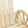 Bulliing Garden Adirondack Chairs 2 pcs Solid Wood Fir,Natural Adirondack N7B1