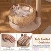 Plush Condo Activity Center for Indoor Cats 164 cm Multi-level Cat Tower