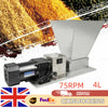 220V Electric Grain Mill Grinder with Hopper – Stainless Steel Feed & Food Proce