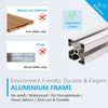 illuminated Bathroom Mirror with Shaver Socket Demister Touch Sensor Modern