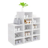 DIY Shoes Rack Cabinet Storage Organiser Interlocking Stackable Boxes PP Plastic