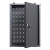 4ft x 8ft Anthracite Metal Garden Shed Free Foundation Base Storage Tool House