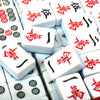 42mm Chinese Mahjong Game Set Professional 144 Tiles English Characters Game