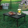 Portable Camping Table Folding Storage Fishing Outdoor Desk Mesh Top Spacesaving